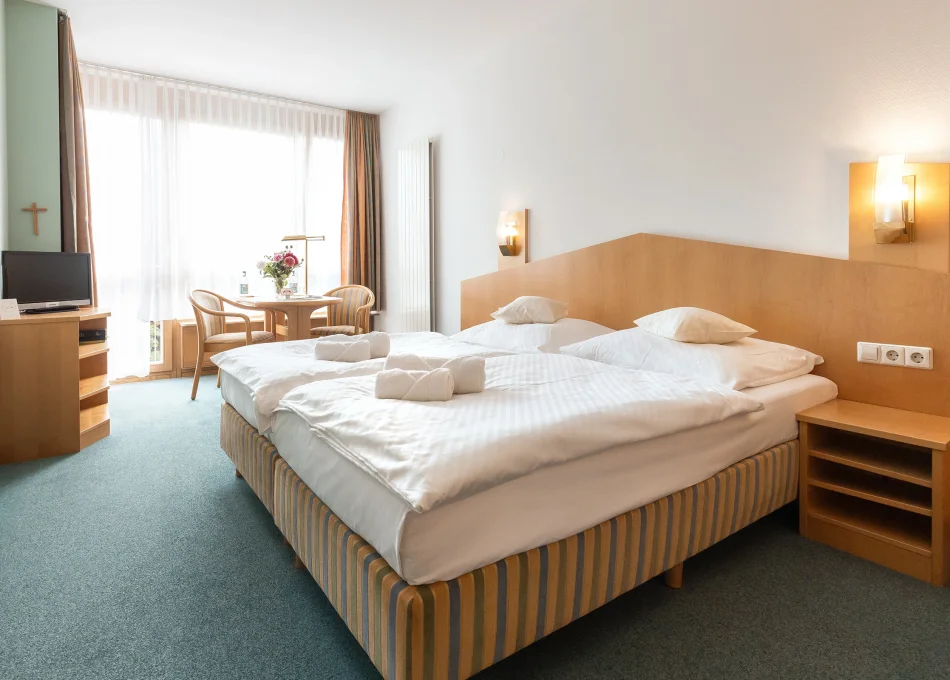 Gästezimmer mit Doppelbett